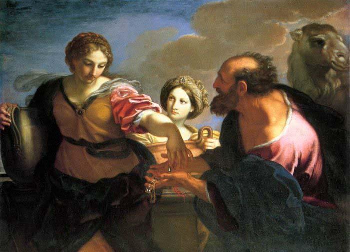 Carlo Maratti Rebecca and Eliezer at the Well